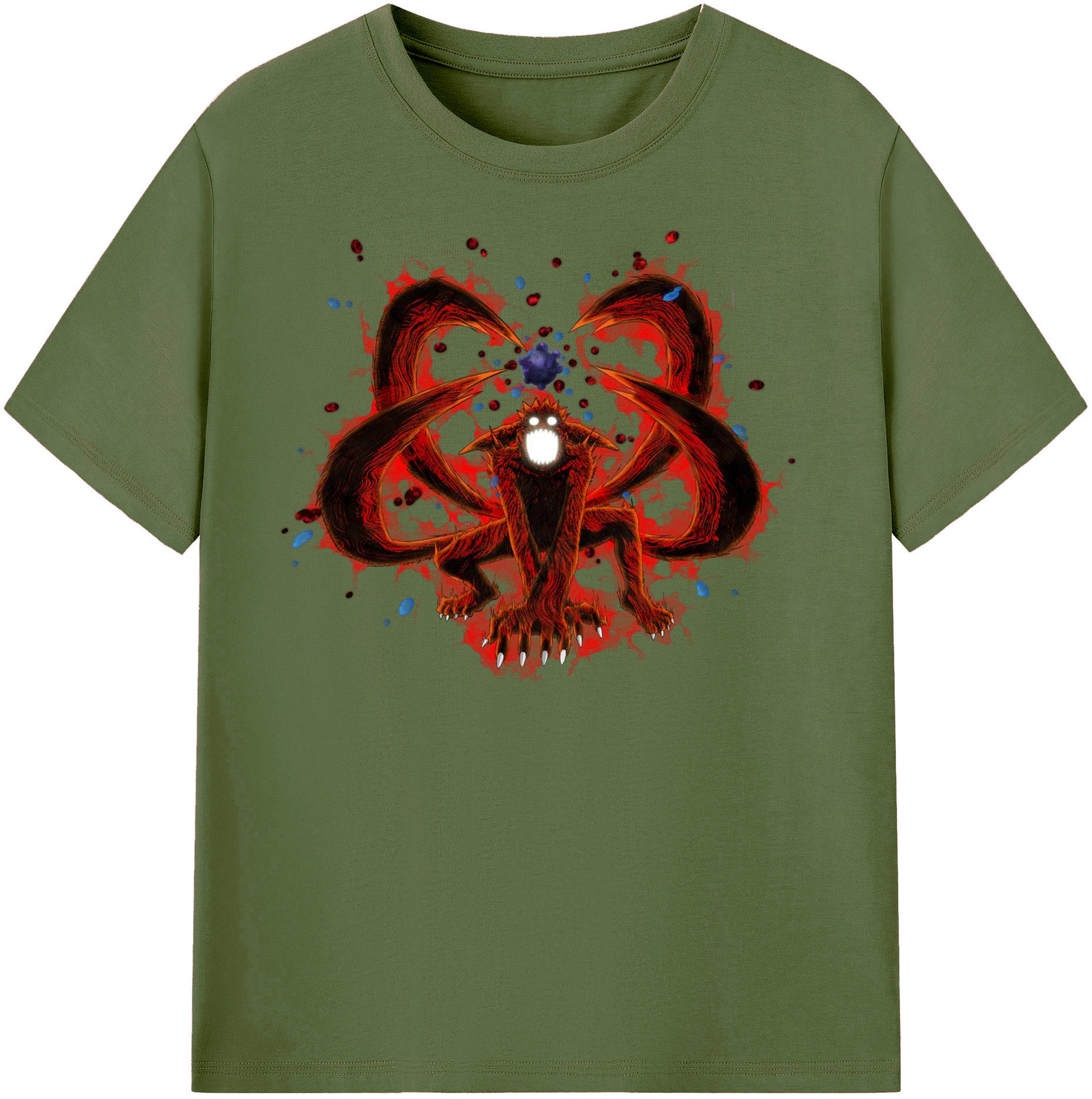 （画像用） NARUTO -ナルト- うずまき ナルト Uzumaki Naruto 綿100％半袖Tシャツ（フロントプリント）